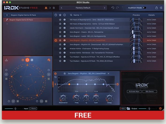 IRDX Studio Free by Bogren Digital