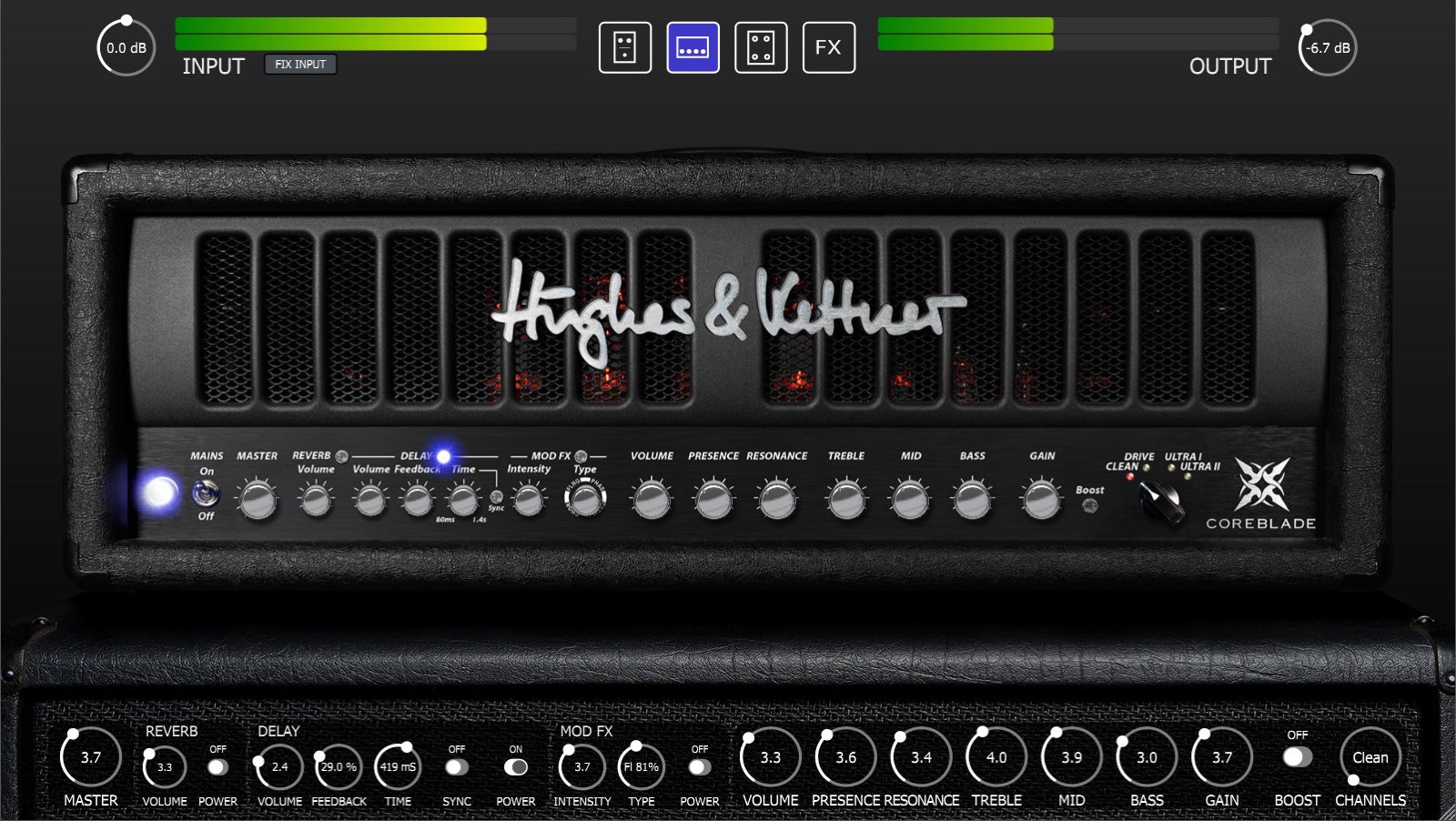Hughes & Kettner Coreblade by Nembrini Audio