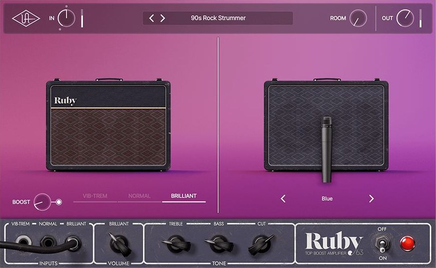 Ruby '63 Top Boost Amplifier by Universal Audio