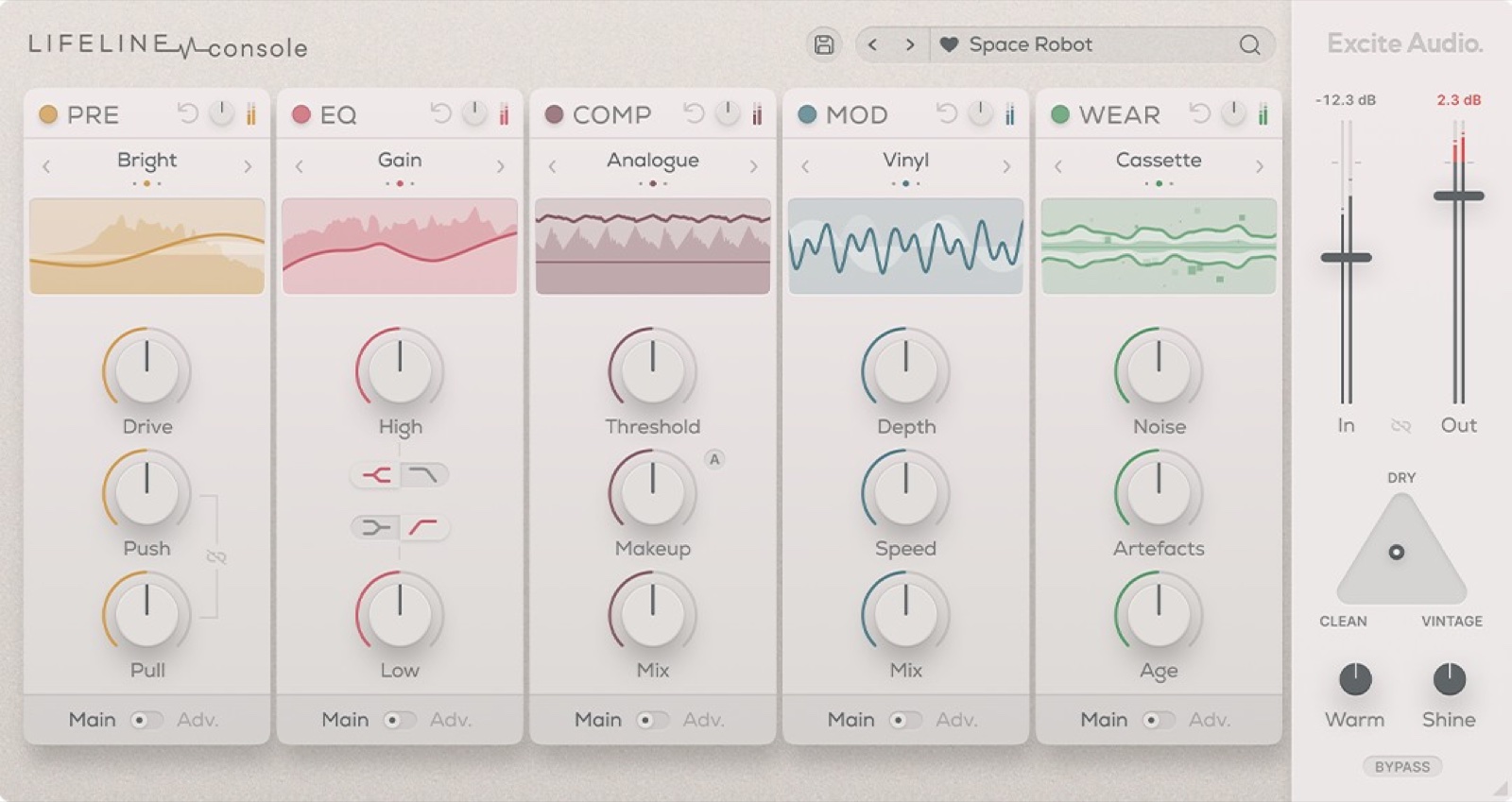 Lifeline Console by Excite Audio