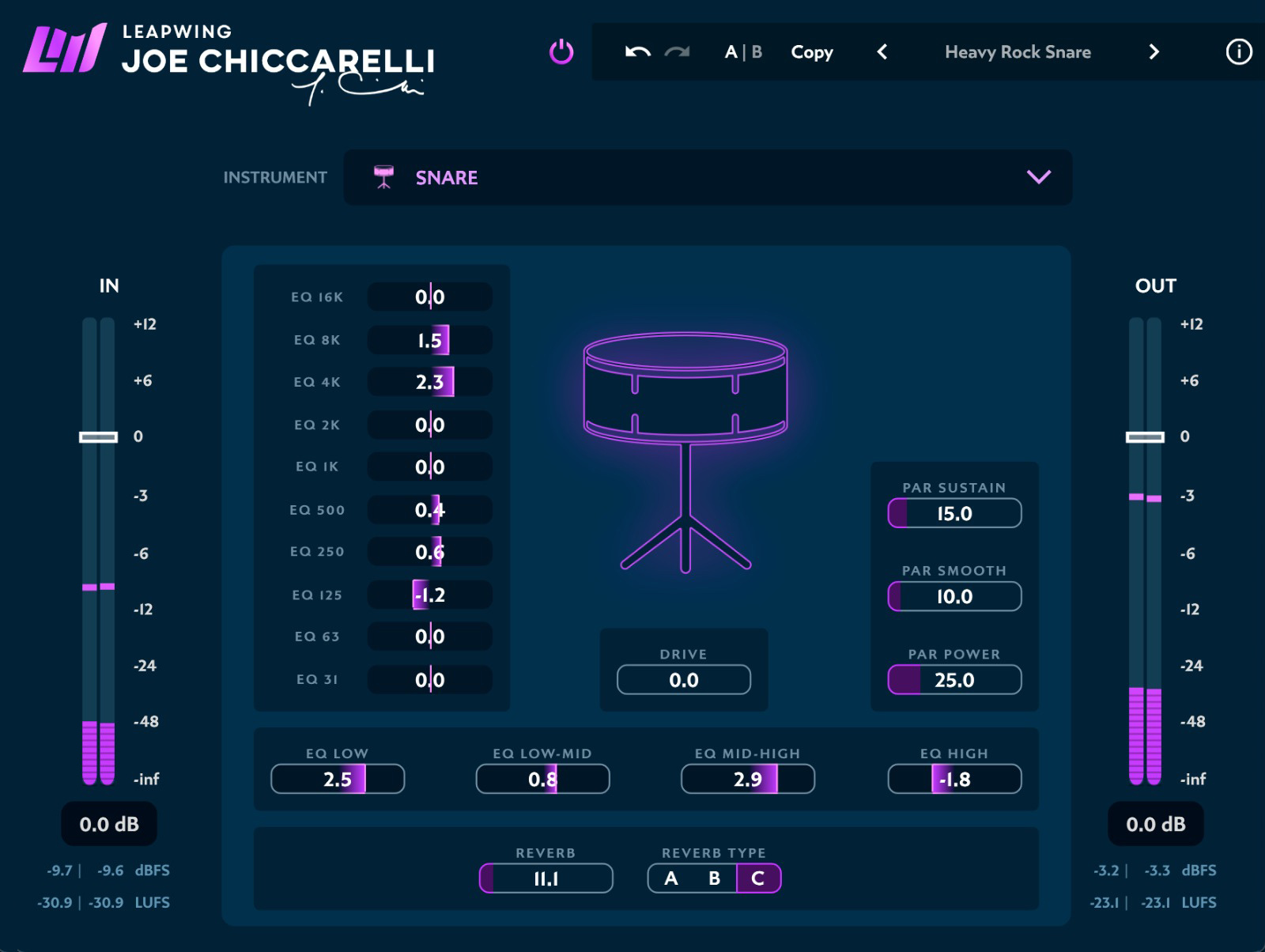 Joe Chiccarelli Signature Plugin by Leapwing Audio