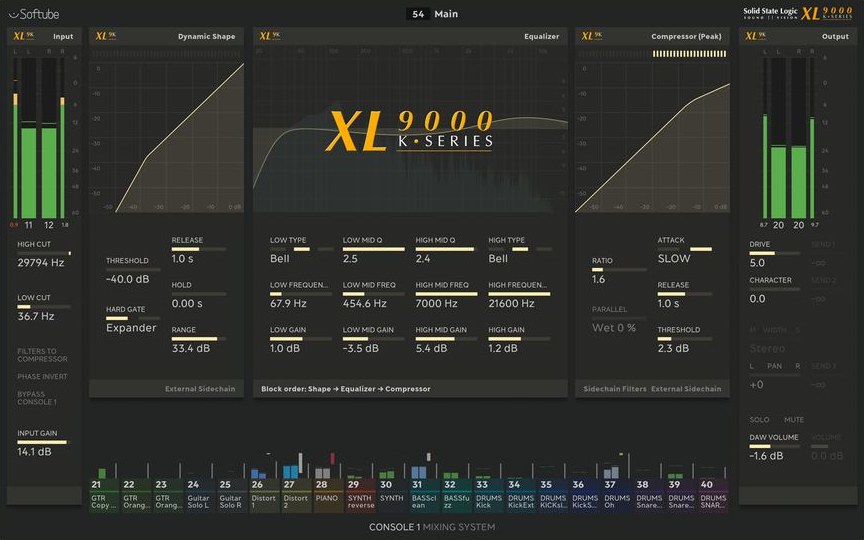 SSL XL 9000 K-Series by Softube