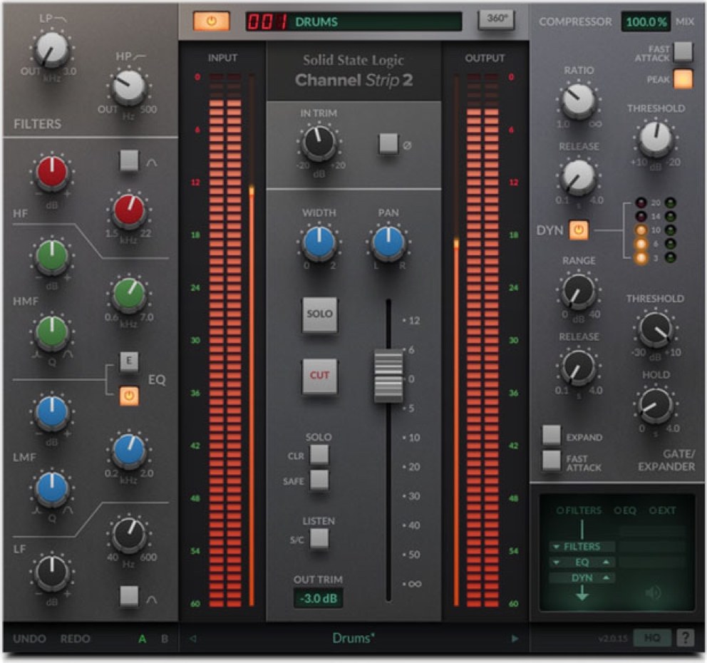Native Channel Strip 2 by Solid State Logic