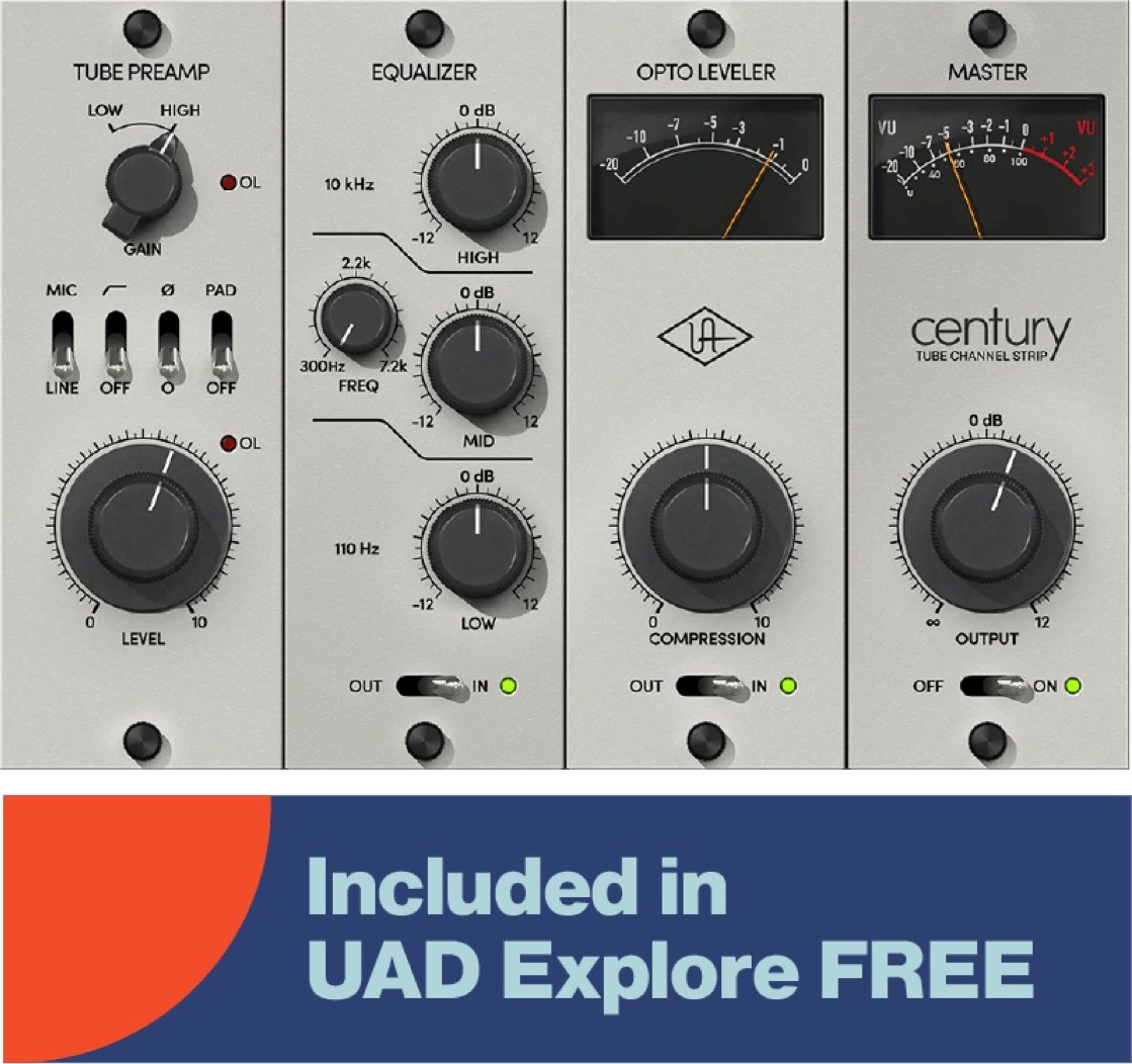 Century Tube Channel Strip by Universal Audio