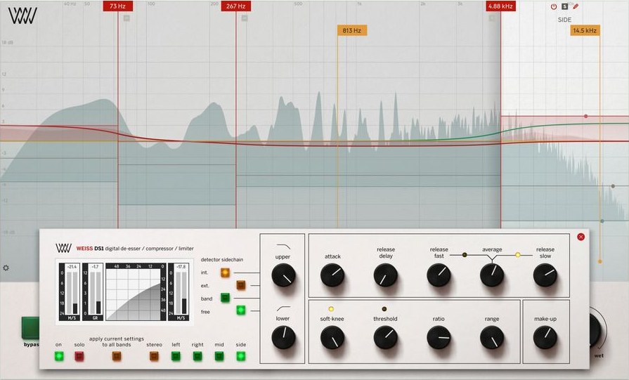 Weiss DS5 Multiband Compressor by Softube
