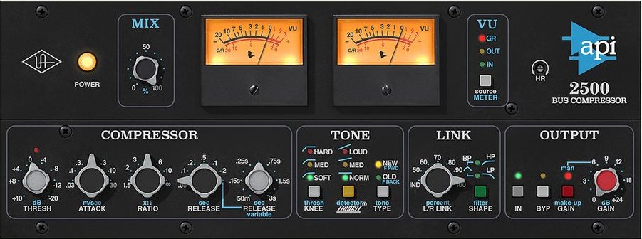 API 2500 Bus Compressor by Universal Audio