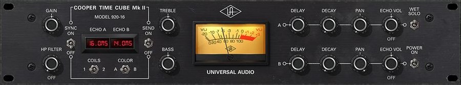 Cooper Time Cube Mk II Delay by Universal Audio
