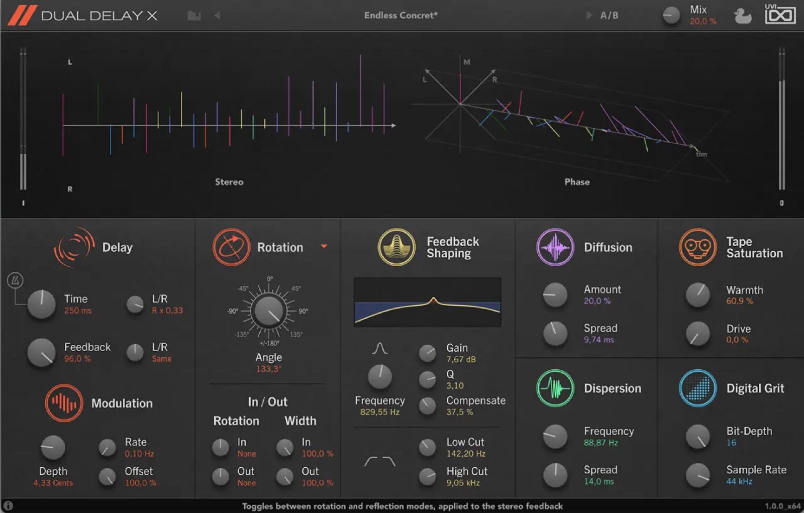Dual Delay X by UVI