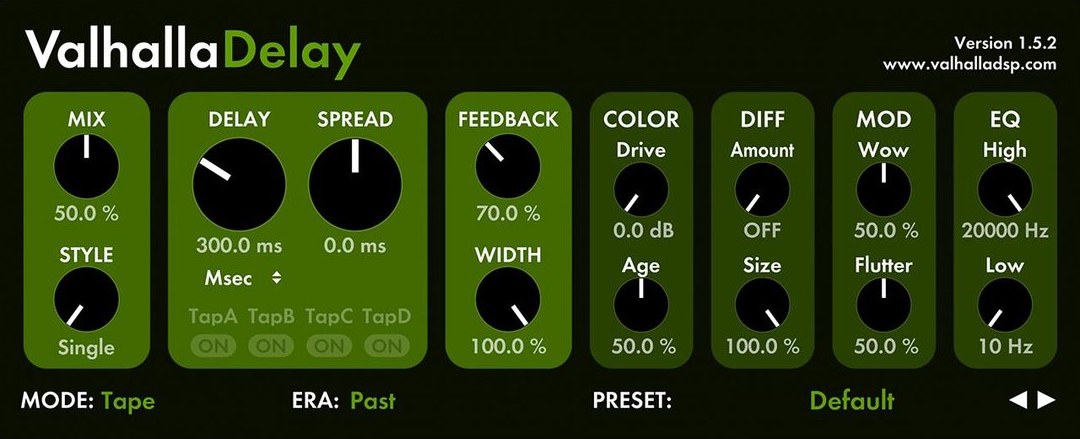 Delay by Valhalla DSP