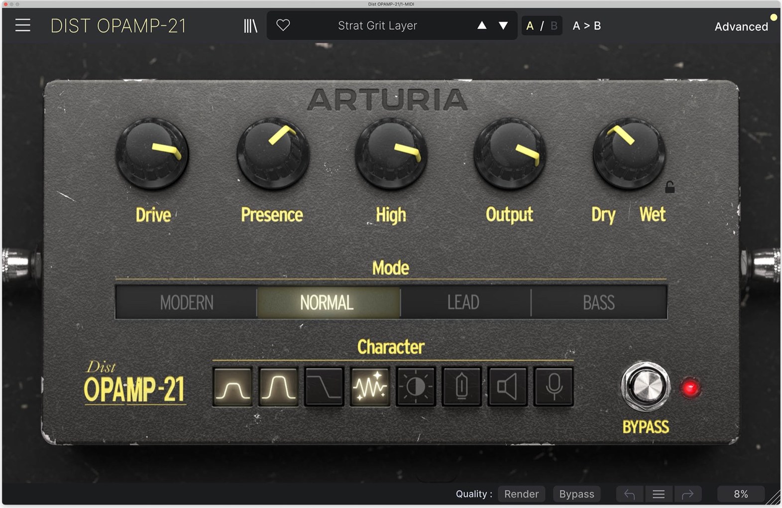 Dist OPAMP-21 by Arturia