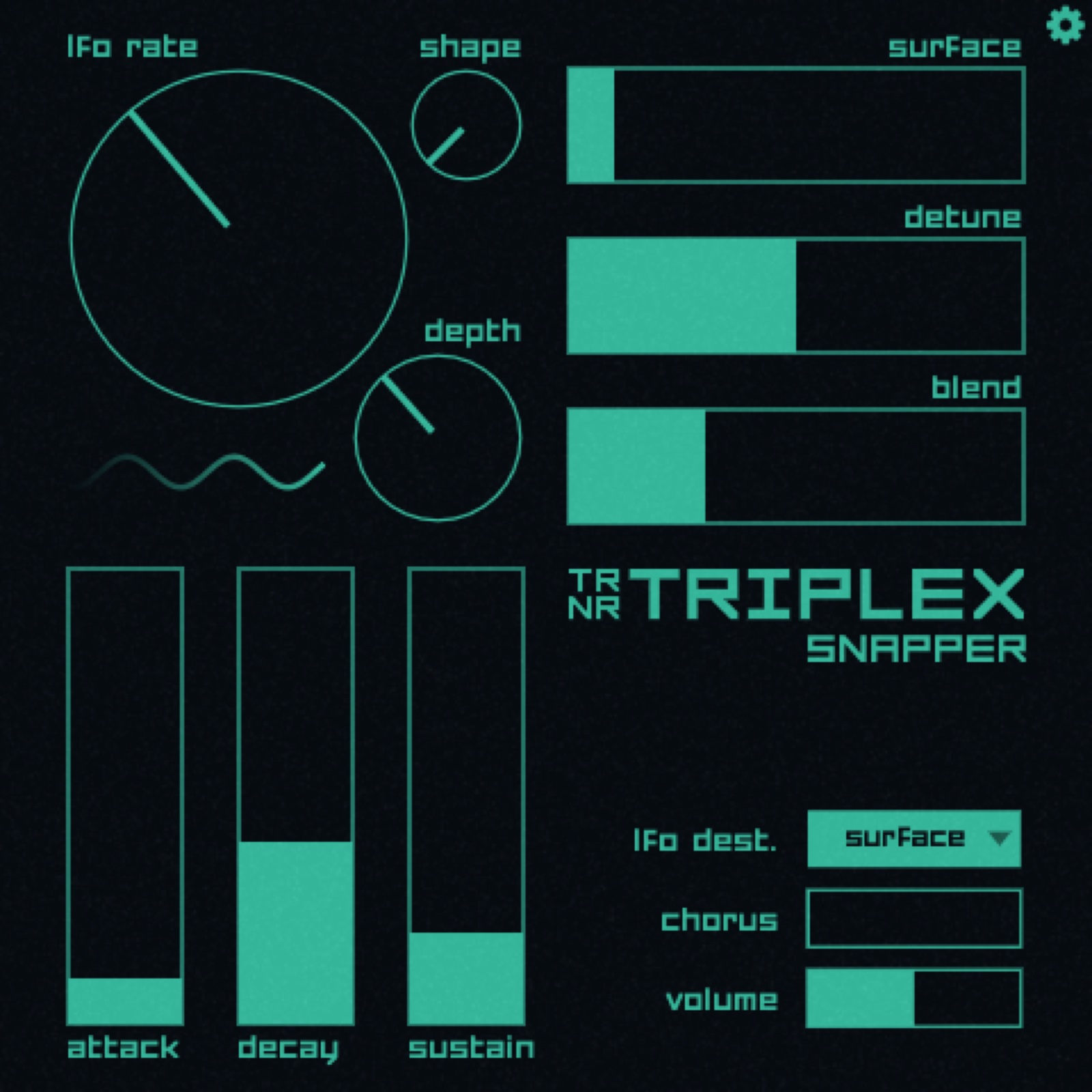 Triplex Snapper by Ternar Music Technology