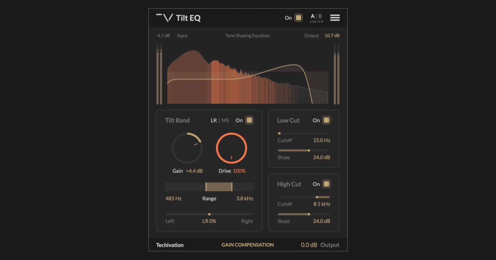 Tilt EQ by Techivation