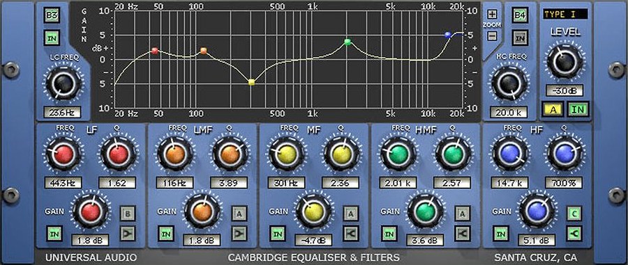 Cambridge EQ by Universal Audio