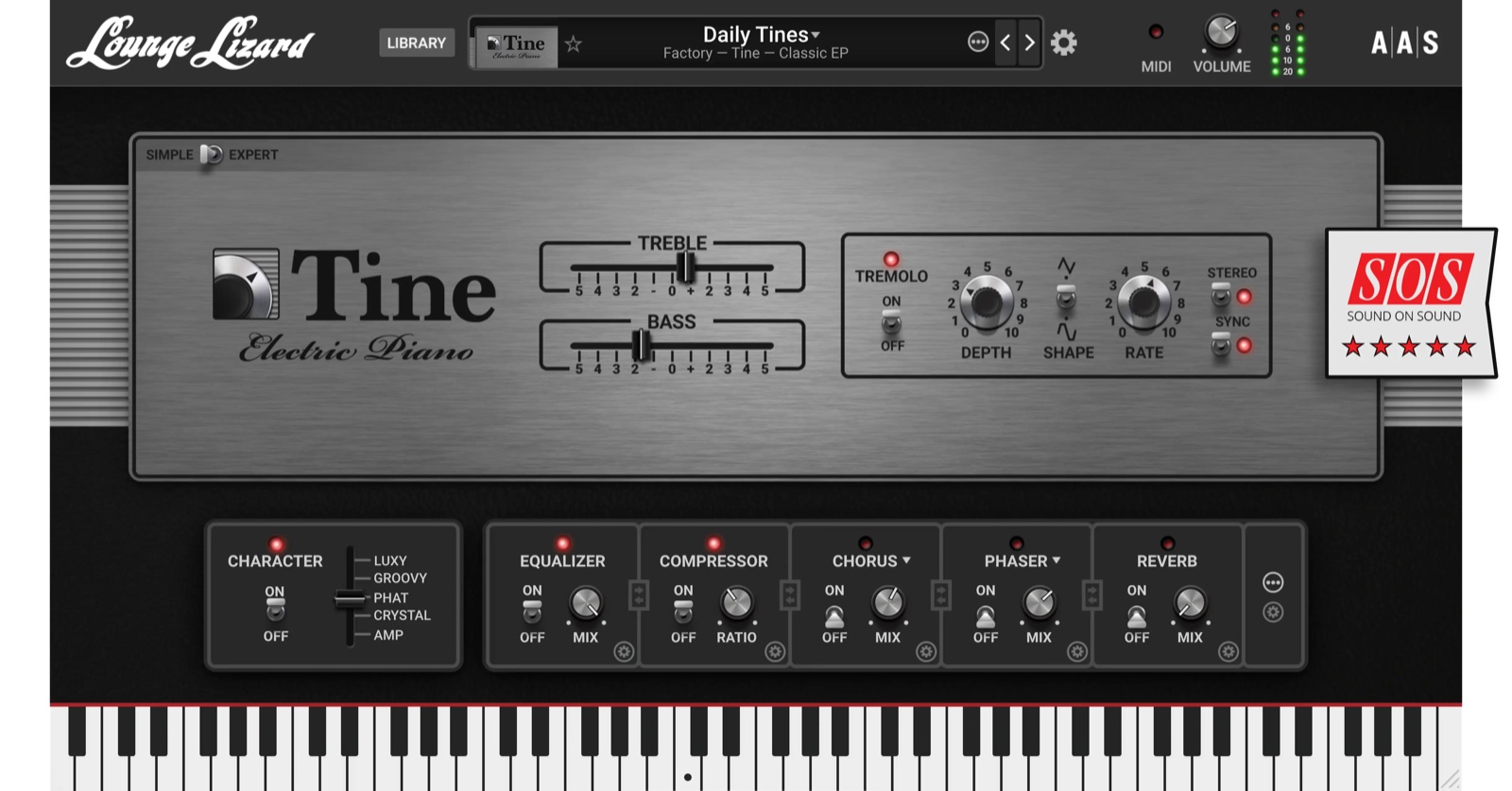 Lounge Lizard EP-5 by Applied Acoustics Systems