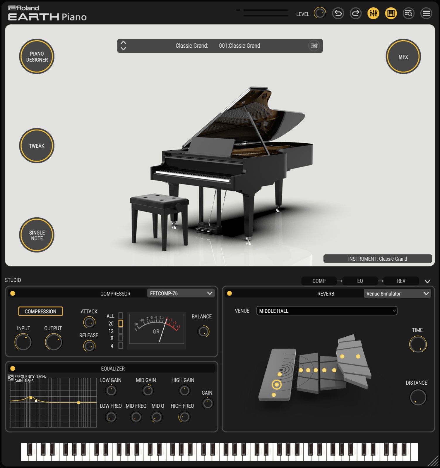 EARTH Piano by Roland