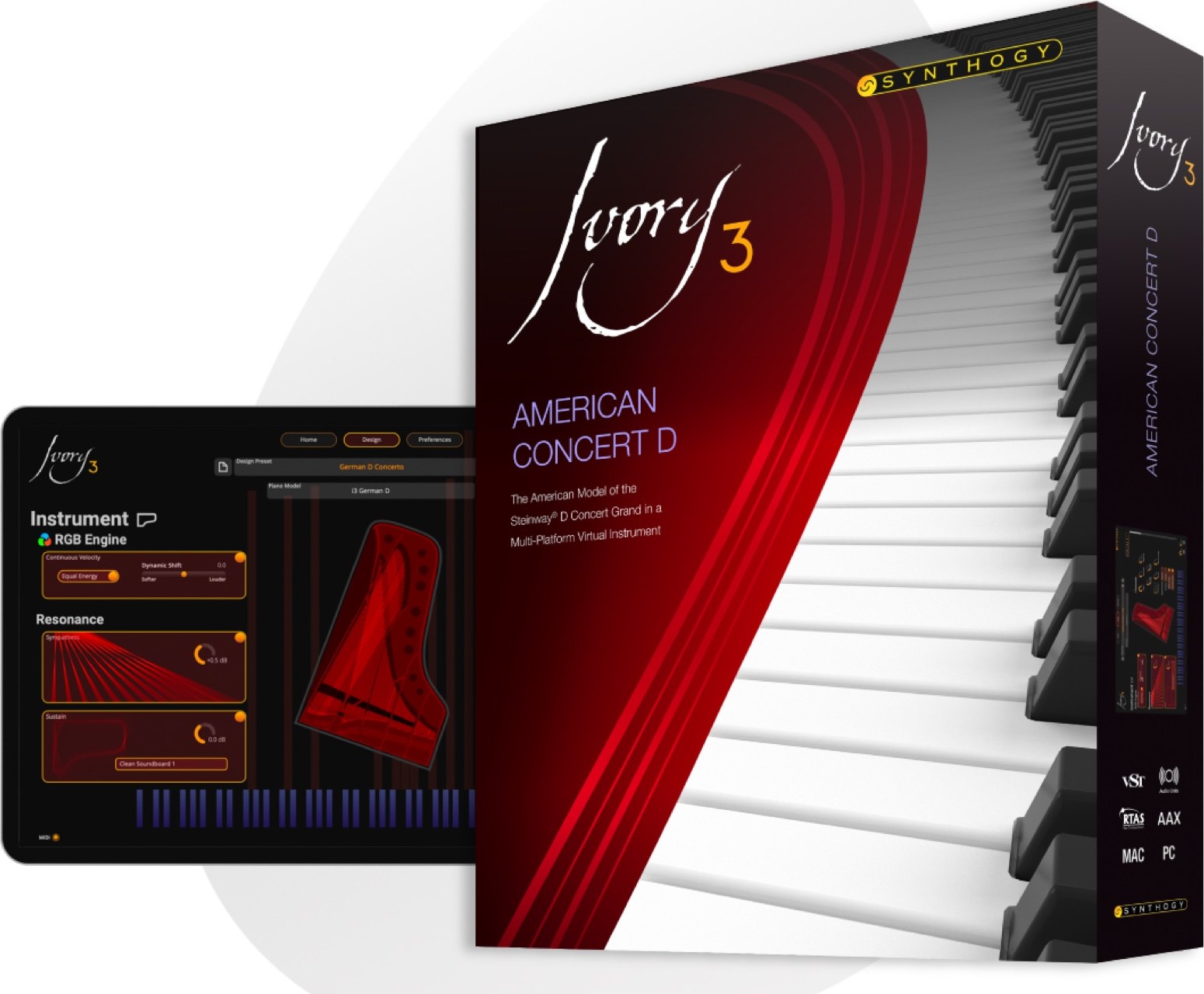 Ivory 3 American Concert D by Synthogy