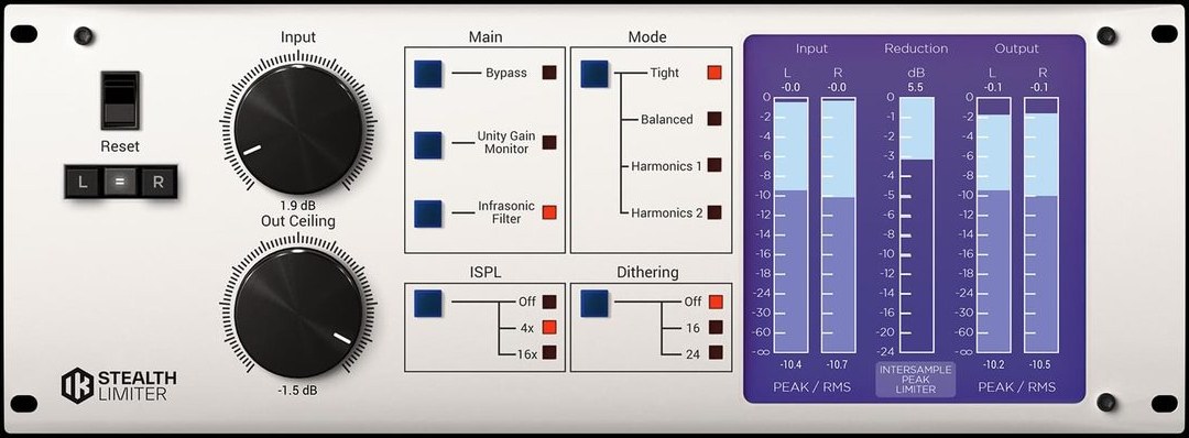 T-RackS Stealth Limiter by IK Multimedia