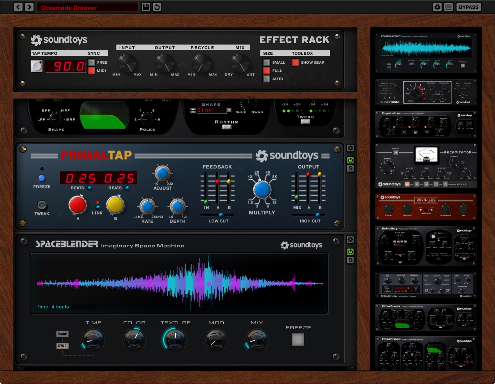 Effect Rack by Soundtoys