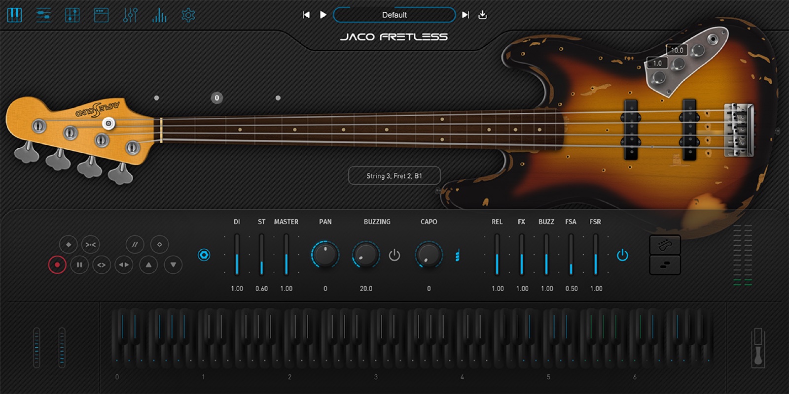 Ample Bass Jaco Fretless by Ample Sound
