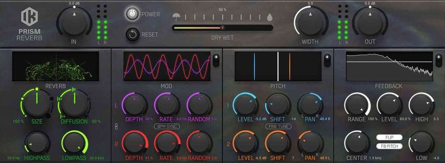 Prism Reverb by IK Multimedia