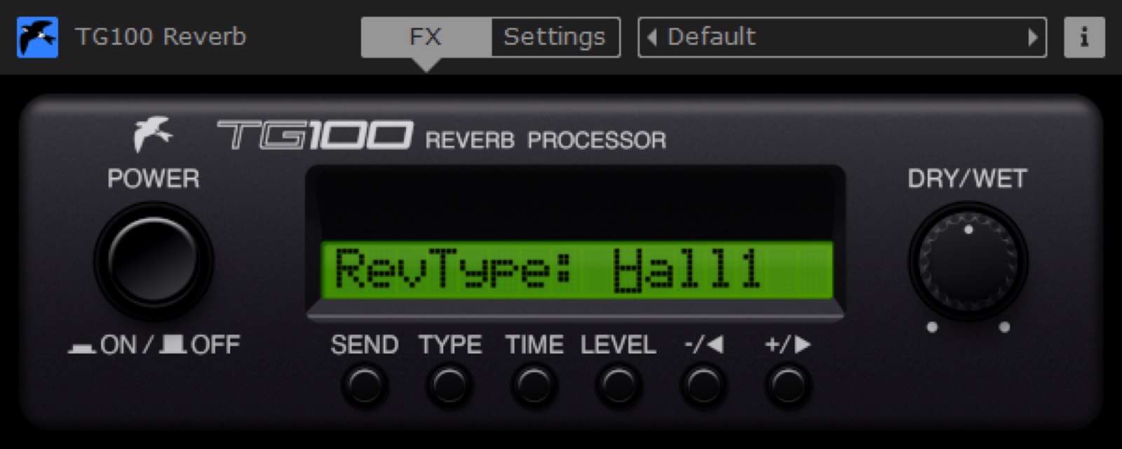TG100 Reverb by Martinic
