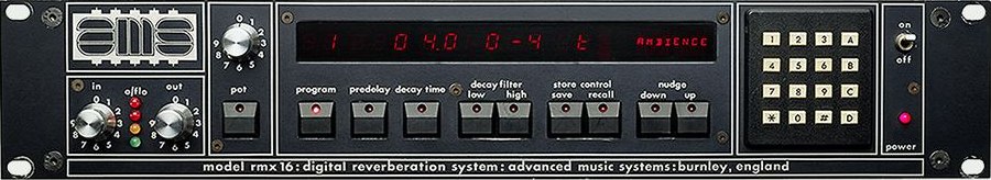 AMS RMX16 Expanded Digital Reverb by Universal Audio