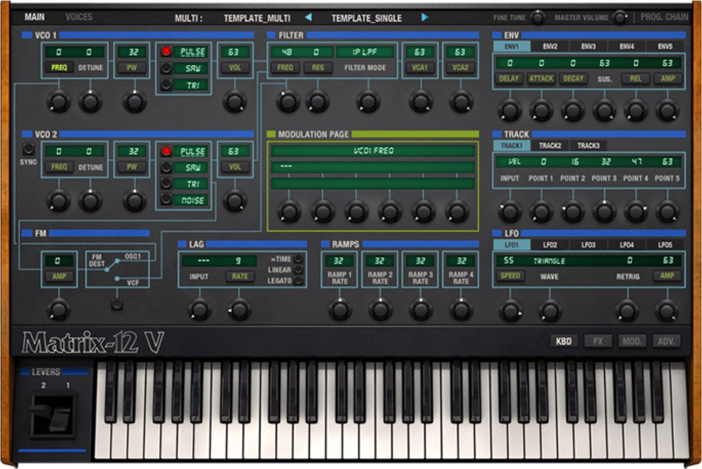 Matrix-12 V2 by Arturia