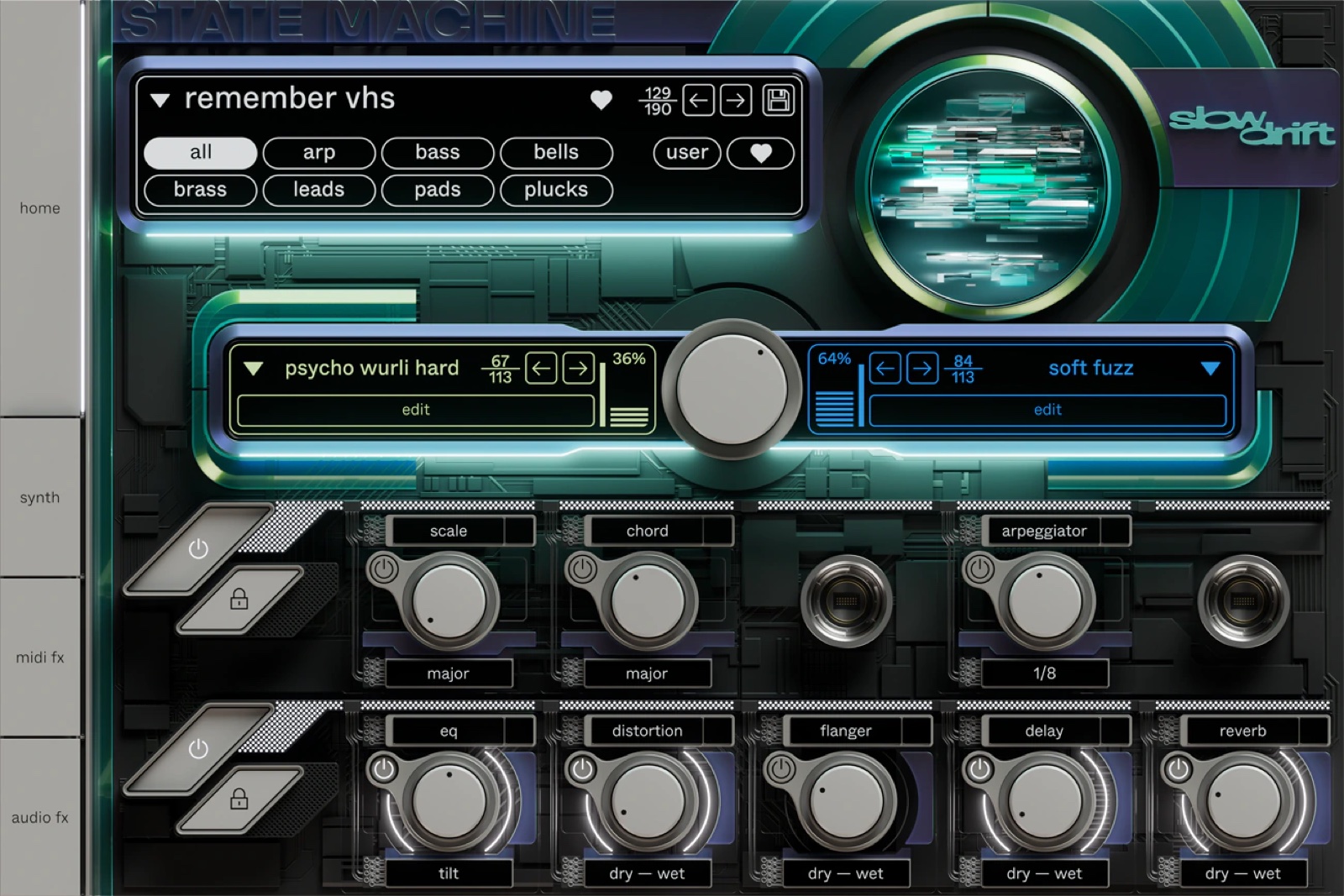 State Machine Slow Drift by Cradle