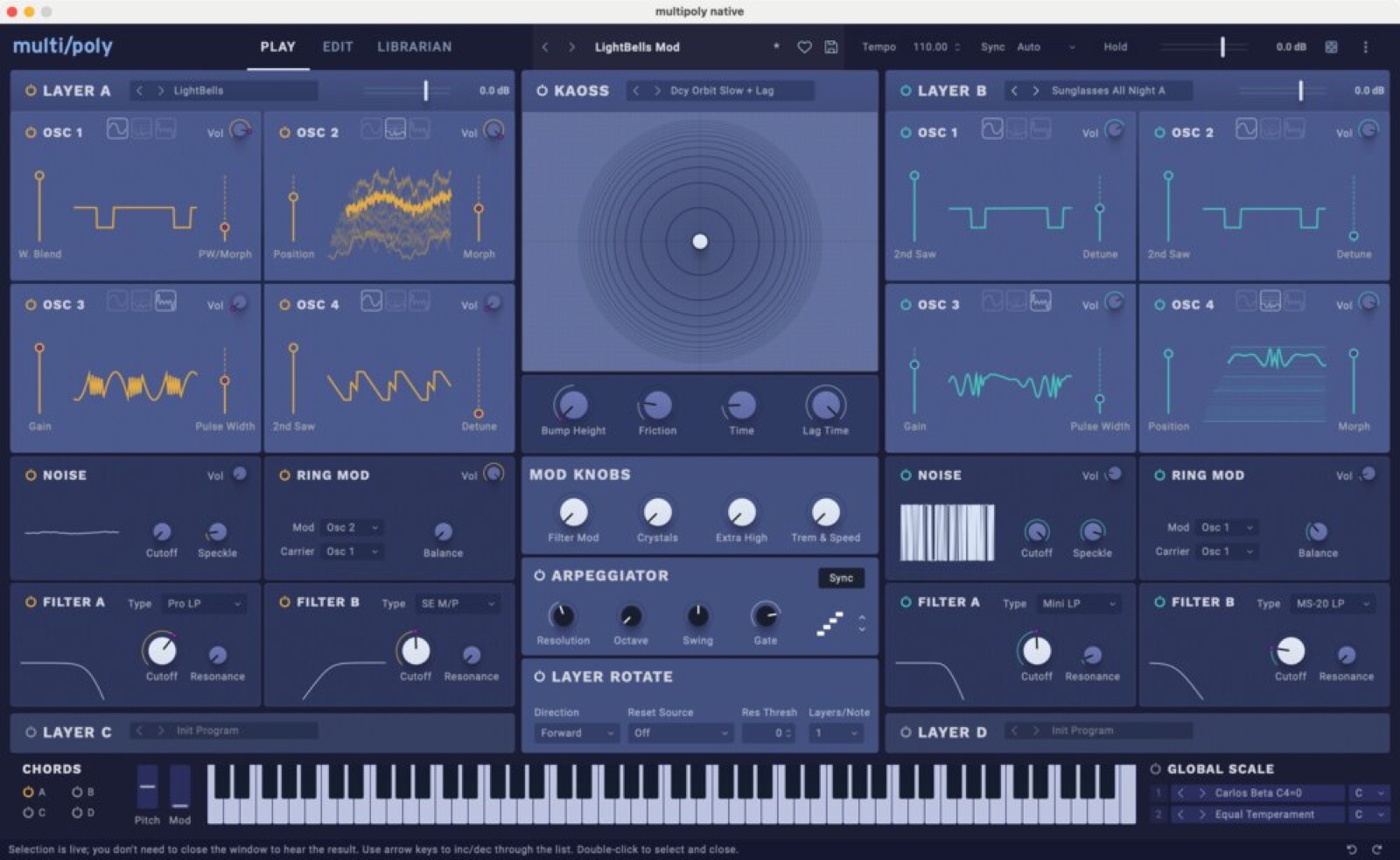 multi/poly native by KORG
