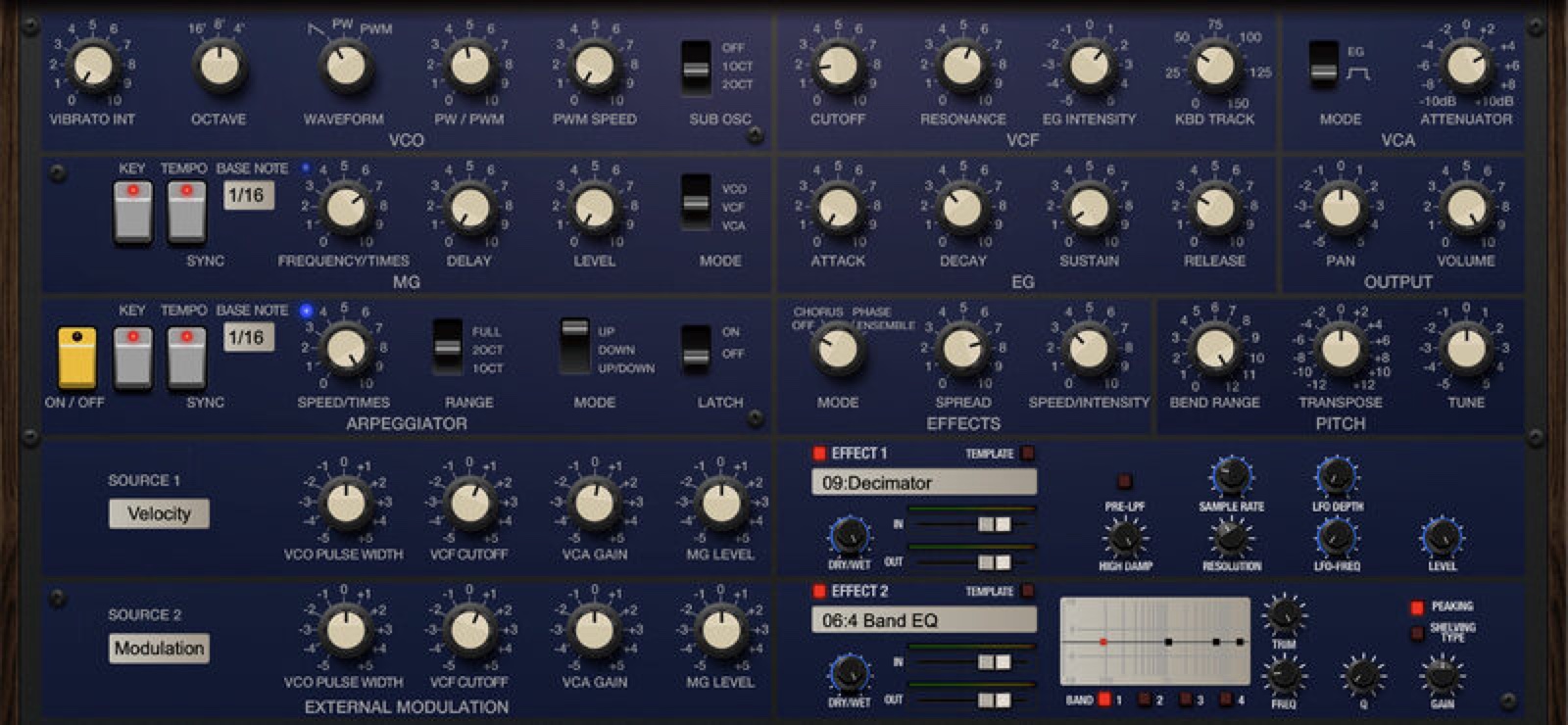 Polysix by KORG