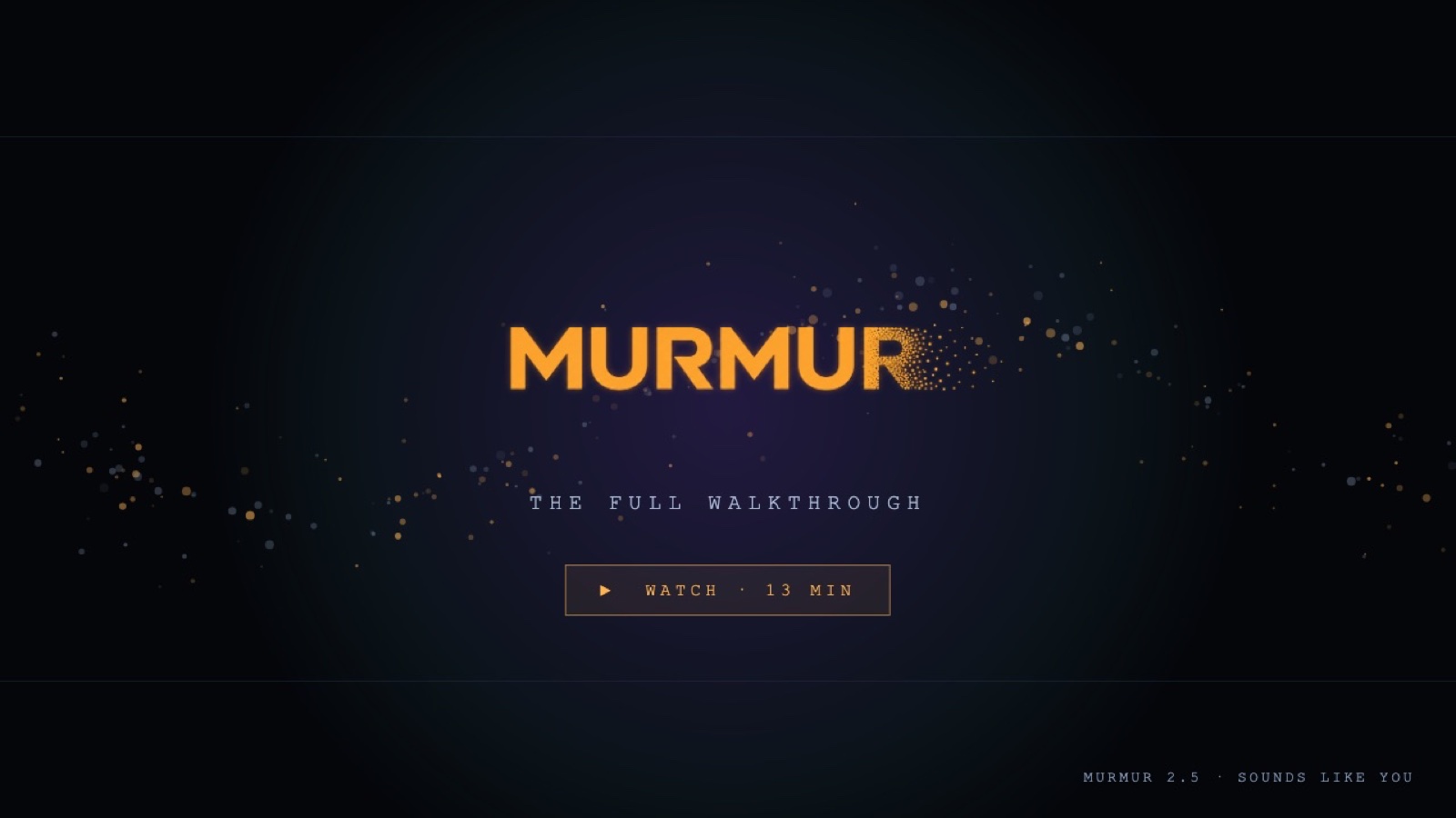 Murmur by Sounds Like You