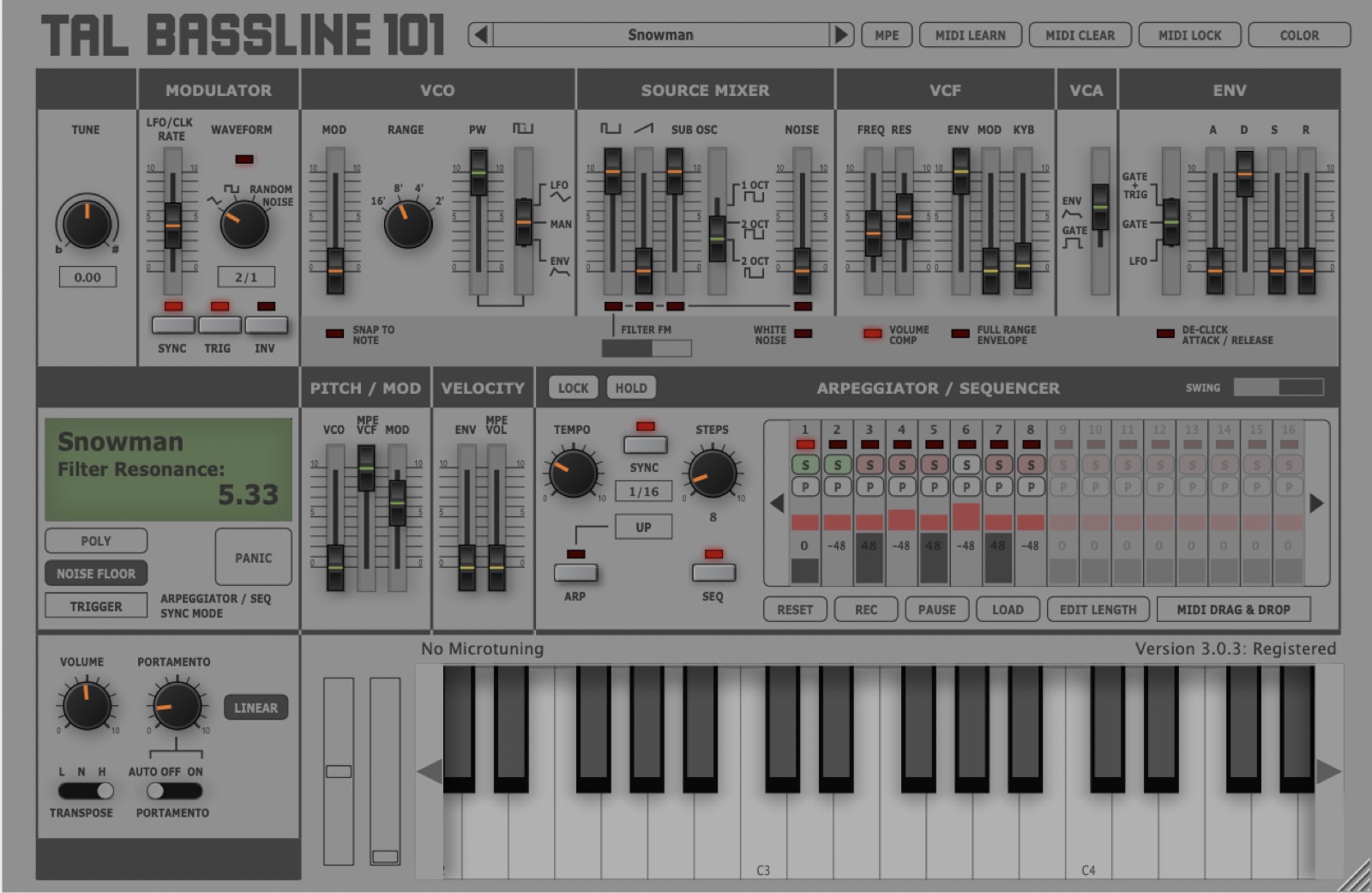 TAL-BassLine-101 by TAL Software