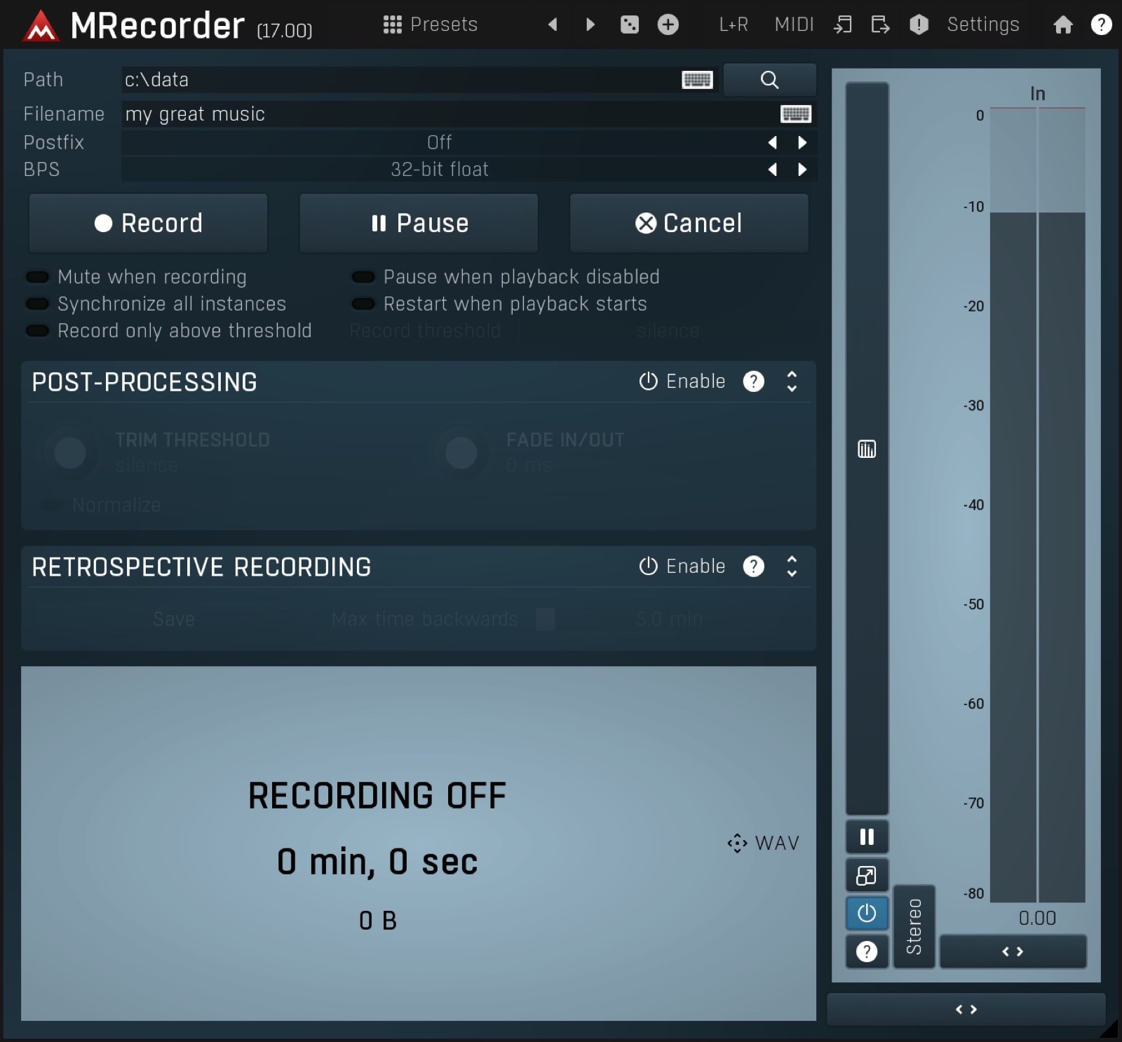 MRecorder by MeldaProduction
