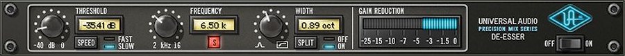 Precision De-Esser by Universal Audio